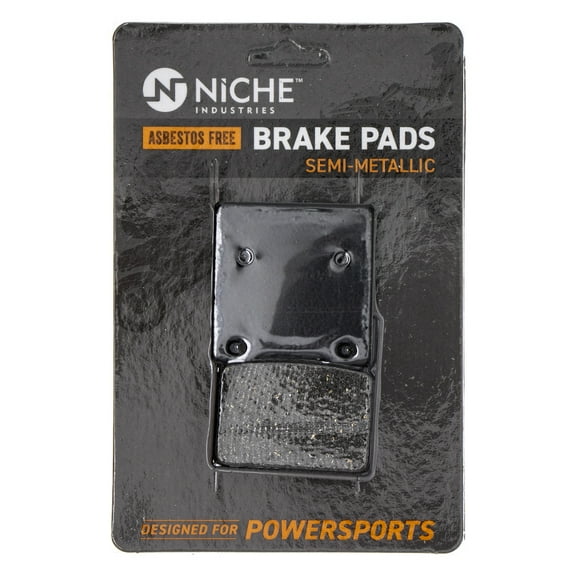Niche Rear Brake Pad Set for Kawasaki Ninja ZX12R Semi-Metallic Motorcycle 519-KPA2431D