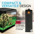 Curated visual reference: Visual Reference: Fluval P50 Submersible Aquarium Heater 50 Watts For Up To