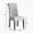 Purple, variant on Set of 2 Tufted Dining Chairs with Wood Frame, Armless High Back for Kitchen, Gray