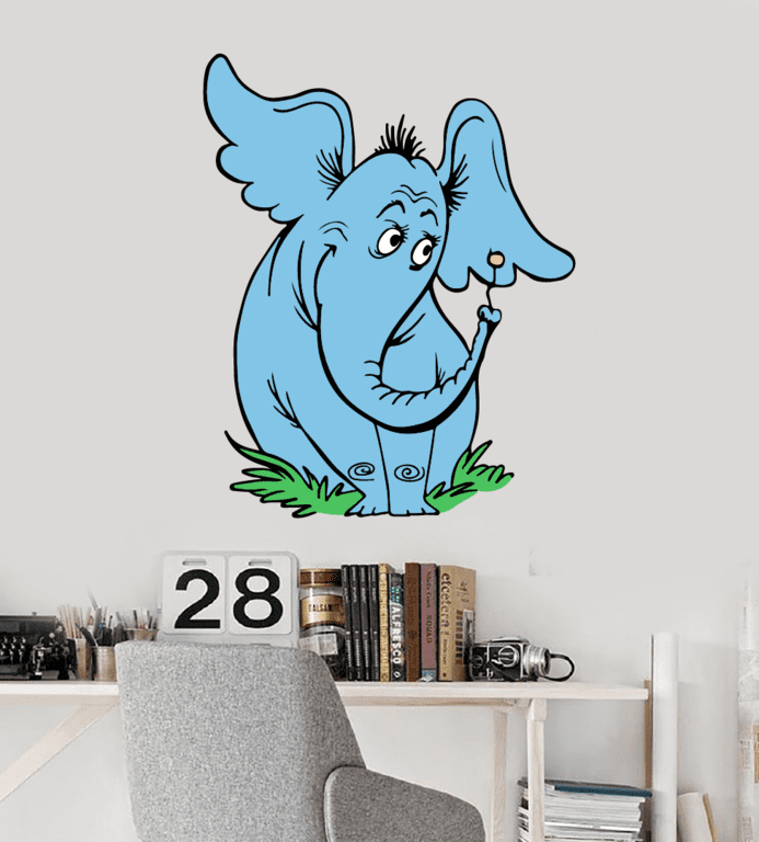 Download Dr Seuss Horton The Elephant Famous Cartoon Character Wall ...
