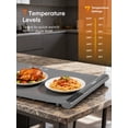 thumbnail image 3 of Warming Mat for Food Extra Large, 55"x16" 550W Splicing Food Warmer Trays for Buffets Party, Fast Full-Surface Heating Portable Mats for Food with 7 Level Adjustable Temperature 4 Hours Timer, 3 of 8