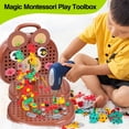 thumbnail image 2 of Caja de herramientas Magic Montessori Play Kaemgyyd, 203 piezas, para niños de 3 a 12 años, 2 of 7