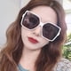 thumbnail image 2 of Gafas de sol de gran tamaño para mujer, lentes de plástico degradado, diseñador de marca, Uv400, 2 of 4