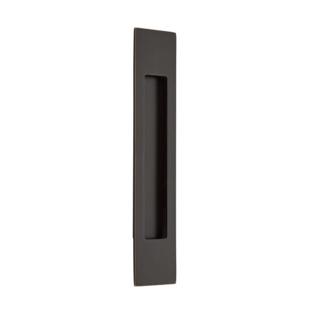 Emtek 220310US10B 10 Po. Tirette Rectangulaire Moderne, Bronze Huilé