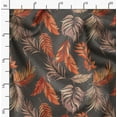 thumbnail image 2 of Soimoi Poly Canvas Gray Fabric By the Yard - 56 Inch Wide - Leaves Pattern Fabric - Botanical and Elegant Designs for Various Uses Printed Fabric, 2 of 6