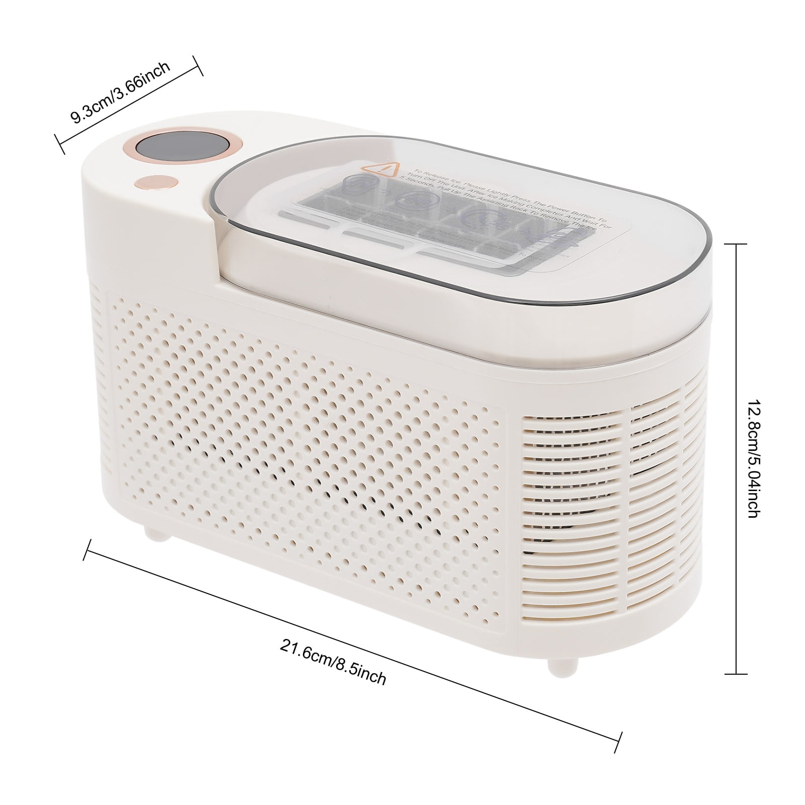 8 Cubes Mini Countertop Ice Maker Compact Ice Machine For Car/Travel Ice Maker