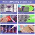 thumbnail image 4 of 5d Peinture Diamant Adulte 30x40cm Plage, Dauphins Diamond Painting Complet Lune Diamant Kit Enfants, Diy Diamant Strass Point De Croix Cristal Pa, 4 of 5