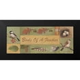 thumbnail image 2 of Phillips, Anita 14x8 Black Modern Framed Museum Art Print Titled - Birds of a Feather, 2 of 5