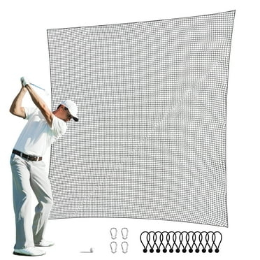 VEVOR Golf Net, 10x15ft Golf Practice Net, Indoor Hitting Net for Golf, Baseball, Hockey, Soccer, Heavy Duty Nylon DIY Ball Net, Sports Netting Barrier for Backyard Driving Training Swing (Net Only)