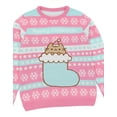 thumbnail image 5 of Pusheen Girls Pink Christmas Jumper, 5 of 5