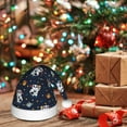 thumbnail image 6 of Haiem Panda Astronaut Pattern Santa Hat Confortable Velvet Christmas Hat for Christmas Party Favors Fit for Adults Men Women, 6 of 6