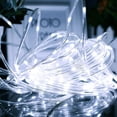 thumbnail image 4 of 12m Solar Ribbon Light ,100 Led String Light Garland Waterproof Outdoor Tube Rope Light Garland (white), 4 of 4