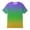 03-Multicolour, variant on Kids Mardi Gras T Shirts for Boys Girls Carnival Short Sleeve Tops Crew Neck Casual Rave Tshirts,Size 2-12 Years 04-Multicolour 140