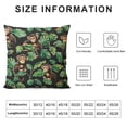 thumbnail image 5 of Qinduosi Decor Mokey Pillow Covers Home Decor Women Men Wildlife Decor White, 5 of 5