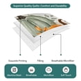 thumbnail image 6 of 3 Pieces King Quilt Set,Thanksgiving Pumpkin Fall Orange Maple Leaf Soft Bedding Sets with 1 Quilt & 2 Pillow Shams,Wood Grain Summer Bedspread Lightweight Coverlet Comforter for All Season, 6 of 8