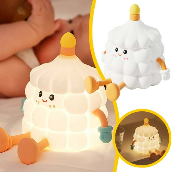 Cute Kids' Birthday Cake Night Light With Adjustable Timing And Three Of Dimmable Light For Stress And Bedside Decoration Crib Light Car Star Lights Lamp without Electricity
