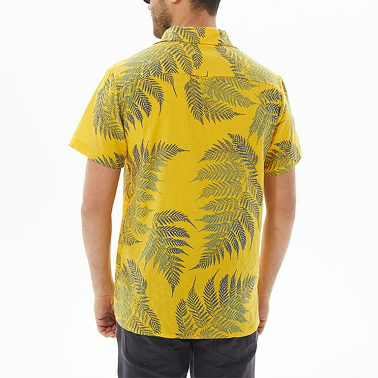 Men's T-Shirt - Yellow - XL
