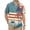 G Composite Pattern, variant on American Flag Button Down Shirt Men Palm Tree Patriotic Button Down Shirts Summer Tropical Tops for Beach