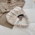 thumbnail image 3 of Bolso Bolso de hombro de moda para mujer de cuero PU plisado versátil de 3 uds (marrón), 3 of 5