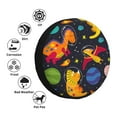 thumbnail image 4 of Logiee Dinosaurs in Space Print Spare Tire Cover, Universal Wheel Protectors,Waterproof Dust-Proof UV Sun Wheel Tire Cover,Fit for SUV, RV, Travel Trailer, Truck-16 inch, 4 of 6