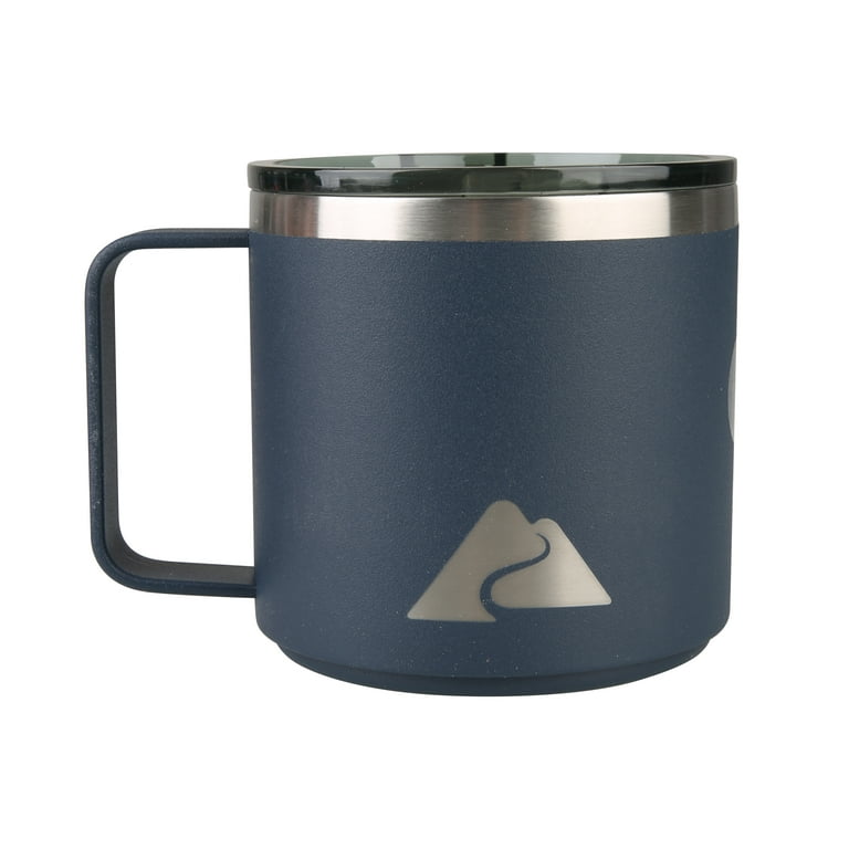 Stackable Stainless Steel Coffee Cup With Handle Double Walled