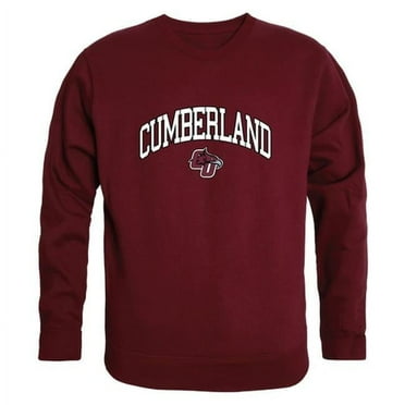 W Republic 541-287-MAR-01 Cumberland University Men Campus Crewneck Sweatshirt, Maroon White - Small