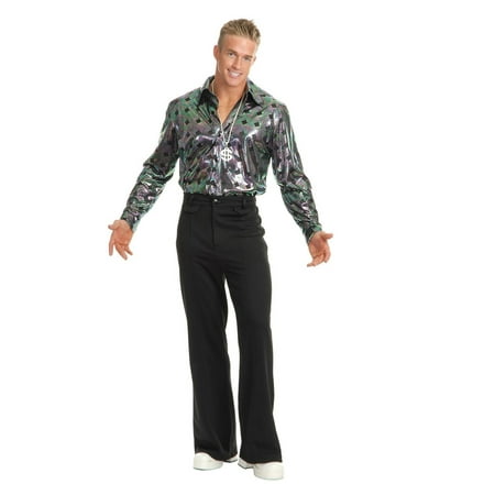 Rubies 70s Disco Black Costume Pants for Adults, Men's 38
