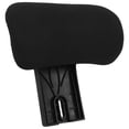 thumbnail image 3 of MERRYHAPY Ergonomic Headrest Chair Headrest Black Fabric Height Adjustable Computer Use 1Pcs Back to School, 3 of 8