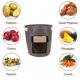 thumbnail image 5 of Apuakthei Bolsas de cultivo de patatas con solapa de 10 galones, paquete de 4 macetas con asas y ventana de cosecha para patatas, tomates y verduras, 5 of 5