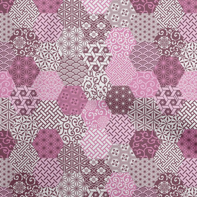 oneOone Cotton Cambric Light Pink Fabric Geometric Sewing Craft Projects Fabric Prints By Yard 56 Inch Wide