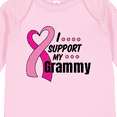 thumbnail image 4 of Inktastic Breast Cancer Awareness I Support My Grammy with Pink Ribbon Boys or Girls Long Sleeve Baby Bodysuit, 4 of 5