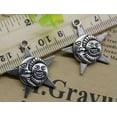 thumbnail image 4 of U8MO 30/60pcs retro Jewelry Making DIY Sun Moon Star alloy charms pendant 27x25mm-ancient silver-30pcs, 4 of 4
