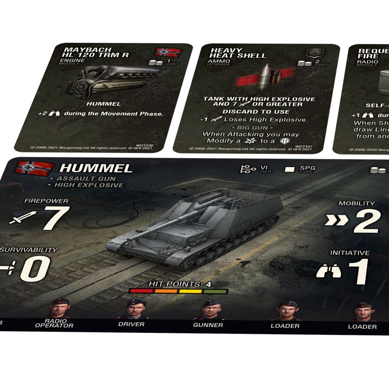 Gale Force Nine World Of Tanks – German Hummel – Wave 8 Sturmgeschütz-Erweiterung – Miniaturspiel, Lackierter Panzer Mit Karten Gale Force Nine World Of Tanks – German Hummel – Wave 8 Sturmgeschütz-Erweiterung – Miniaturspiel, Lackierter Panzer Mit Karten