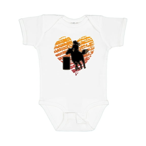 Inktastic Barrel Racing Rodeo Cowgirl Girls Baby Bodysuit