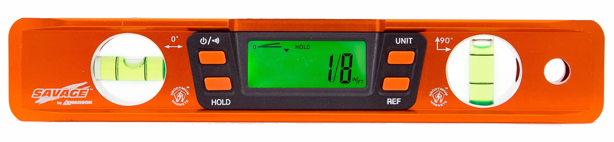 Heavy-Duty Tool Magnetic Torpedo Level Aluminum Solid Billet 9 Inch Easy To Read 
