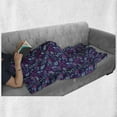 thumbnail image 6 of Leaf Print Soft Flannel Fleece Blanket, Composition of Paisley and Flowers Oriental Arrangement Persian Teardrop Motifs, Cozy Plush for Indoor and Outdoor Use, 50" x 60", Multicolor, by Ambesonne, 6 of 6