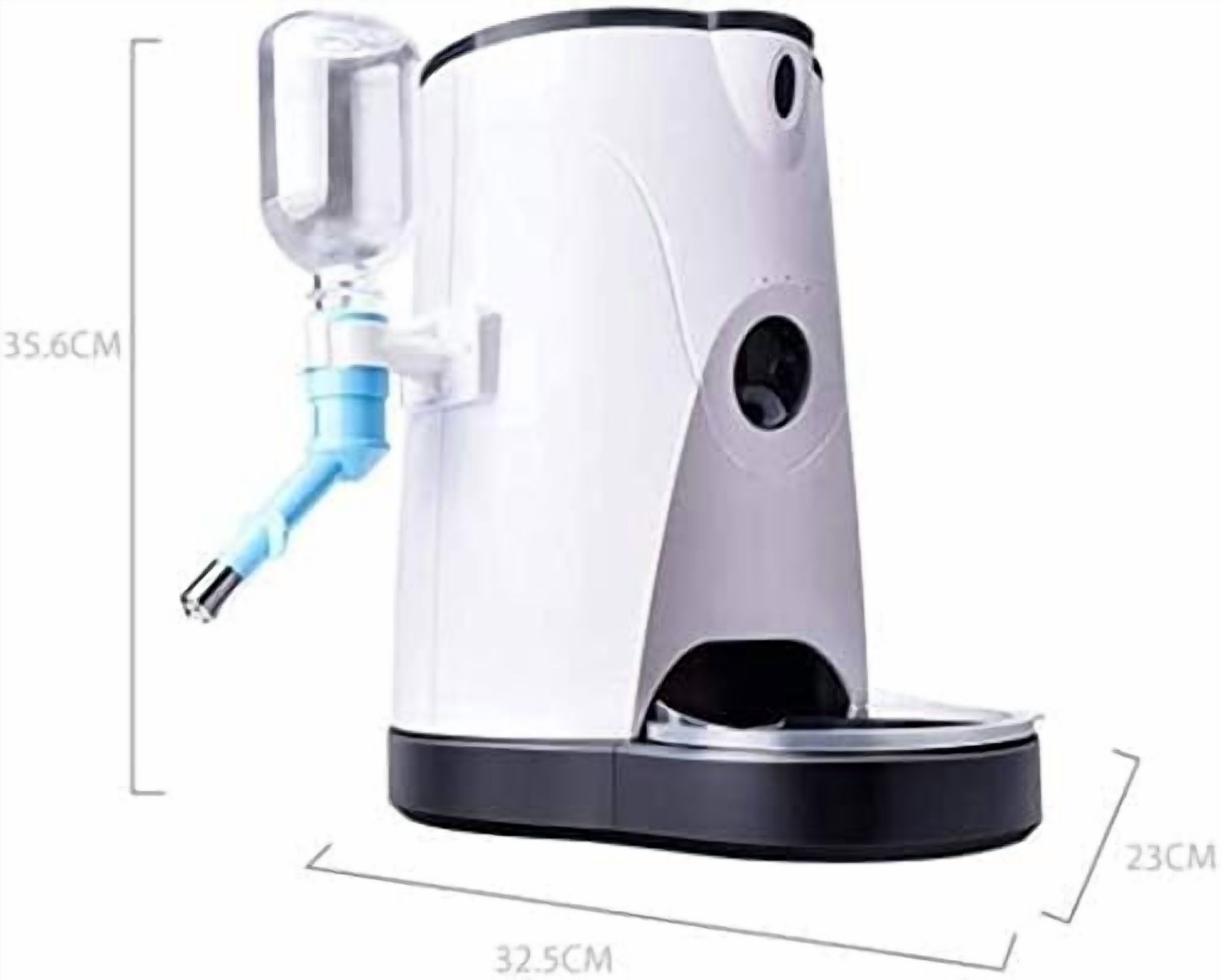 RKXQT 4L Automatic Pet Feeder Food/Water Dispenser for Cat Dog with Voice Interaction Intelligent Monitoring Automatic Pet Feeding Machine Cat Puppy Dog Timed Feeding Device Pet Cat Supplies