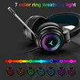 thumbnail image 5 of G58 Stereo Gaming Headset Virtual Surround Bass Gaming Headset With Microphone 7 Colors Led Light For Pc Pc Gamers, 5 of 8