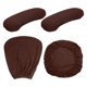 thumbnail image 5 of funda de asiento,asiento de la cubierta de la silla de la computadora de la oficina,Estiramiento Giratorio Estirable Funda Lavable,funda de asiento de silla de juego con Marrón y Salvador funda de asiento, 5 of 10