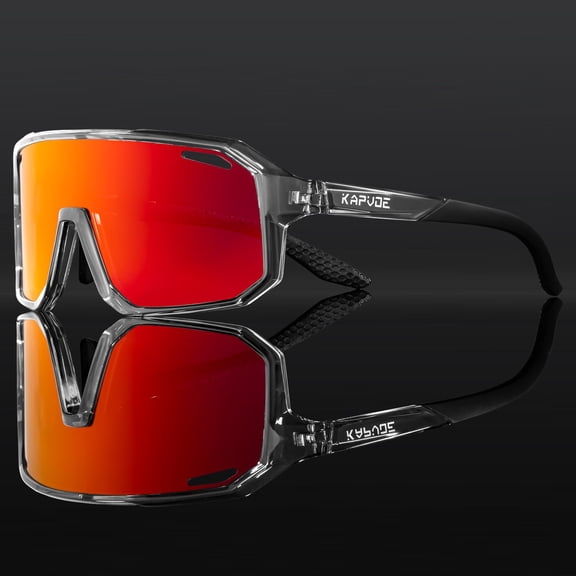 KAPVOE Polarized Kids Baseball Glasses Bike Sports Sunglasses Boys Girls Youth Cycling Shades Running Softball UV400