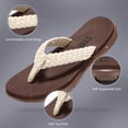thumbnail image 4 of STQ Flip Flops for Women Quick Dry Yoga Mat Beach Sandals Comfortable for Summer Coffee Size 8, 4 of 8
