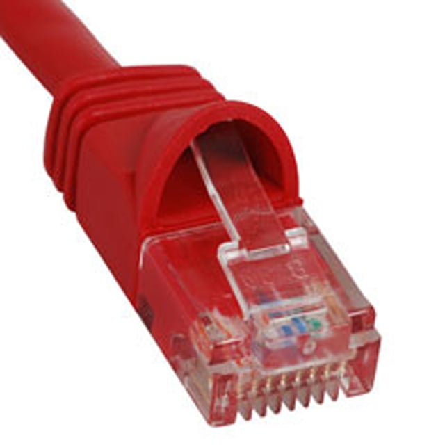 CABLE DE CONEXIÓN, CAT 6, BOTA MOLDEADA, ROJO DE 10 PIES