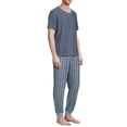 thumbnail image 5 of ANDE Men's Short Sleeve Top & Jogger Sleepwear Sets, Sizes S-2XL, Mens Pajamas, 5 of 6