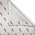 thumbnail image 3 of Ambesonne Peppers Kitchen Curtains, Countryside Food Mexican, 55"x39", Vermilion and Green, 3 of 3