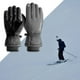 thumbnail image 3 of Guantes Térmicos de Invierno con Dedos de Pantalla Táctil - Guantes Cálidos a Prueba de Viento para Correr Ciclismo Conducción Esquí en La Nieve (Unit Gris M SK19 Macarena Guantes de ciclismo cálidos, 3 of 7