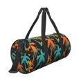 thumbnail image 3 of Gaeub Palm Trees Lightweight Travel Cylinder Bag Gym Tote Bag Sports Training Duffle Bag with Pockets and Straps, 3 of 8