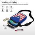 thumbnail image 7 of HELLHERO Zipper Women Crossbody Bag Unisex Butterfly Rose Pattern Polyester Daily Commute or Casual Outings 4.33x1.97x7.09 Double Zipper, 7 of 7