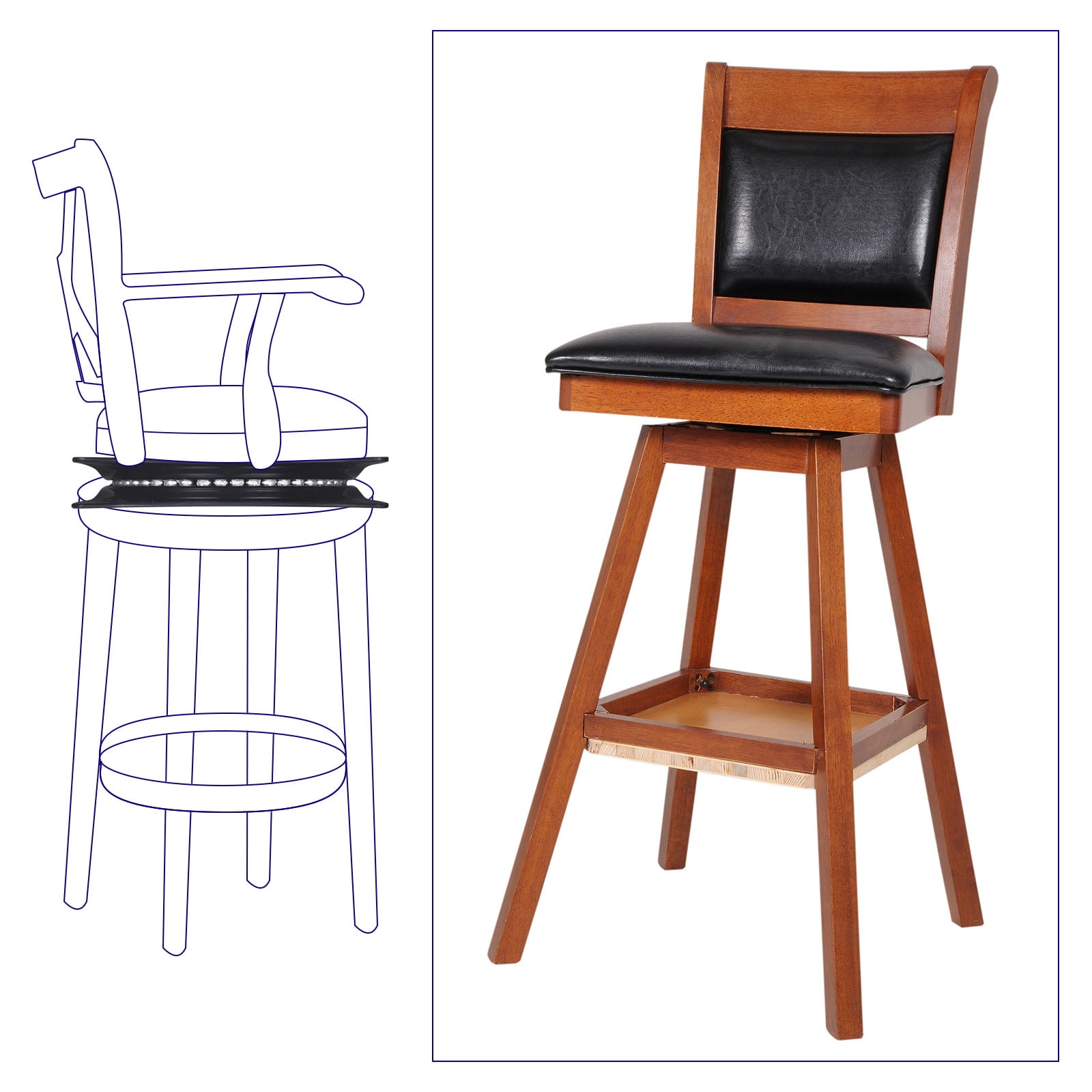 10 inch bar stool swivel plate cheap