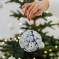 thumbnail image 5 of Christmas Ornaments Winter Snowman Joy Snowflake Christmas Xmas Tree Ornaments Christmas Snowman Ornament Ideal for Gifting And Collecting, 5 of 8
