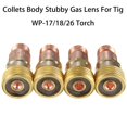 thumbnail image 3 of 5 Pcs TIG 17GL Collet Body Gas Lens Lenz Connector With Grid For PTA DB SR WP-17/18/26 Welding Gunss Welding Accessories Tools 5PCS 1.6mm, 3 of 7